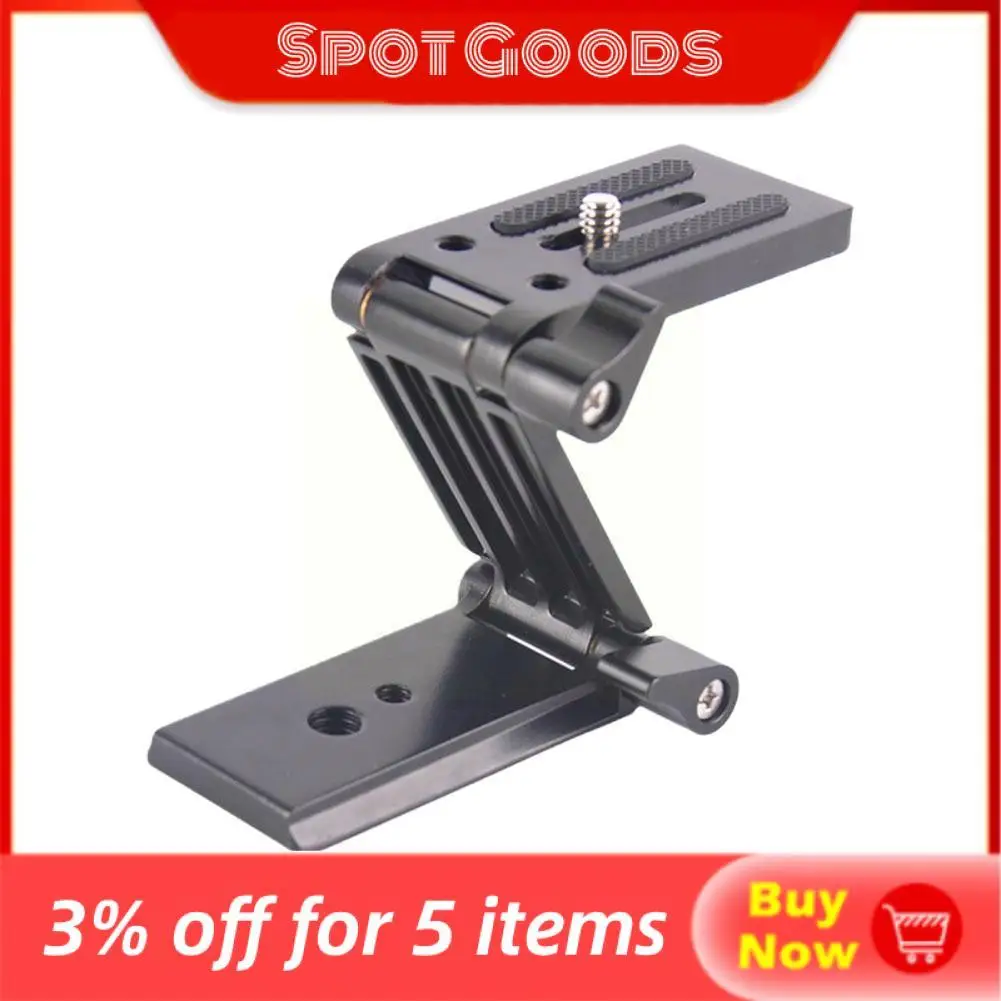 Quick Release Plate Multiway Flexible Camera Tripod Spirit Level Mount Phone Adapter Cell Camera Aluminum Stand Mount L3s8