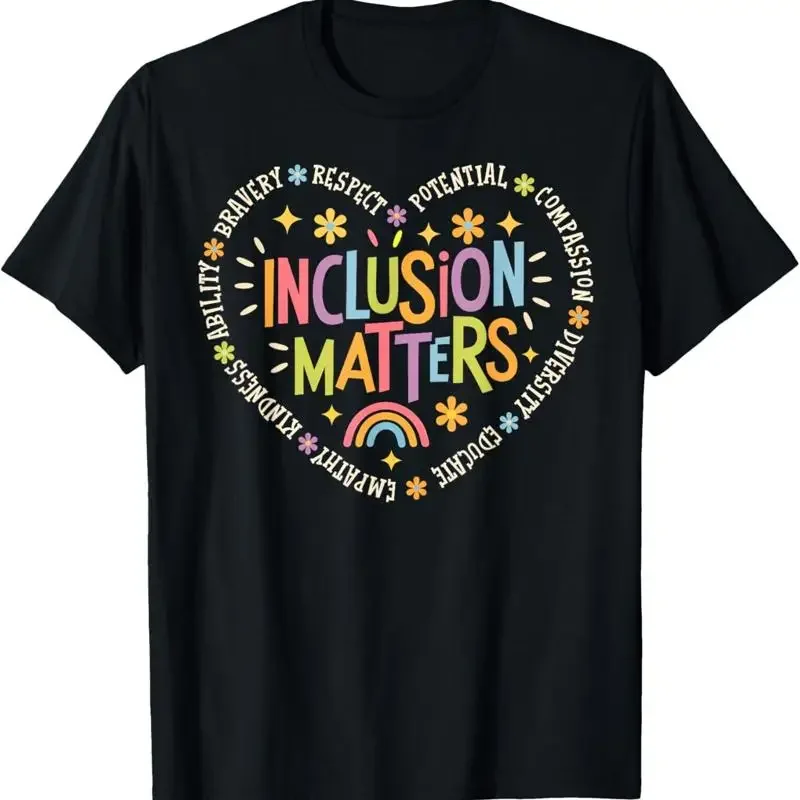 Inclusion Matters Special Education Teacher Autism Awareness T-Shirt