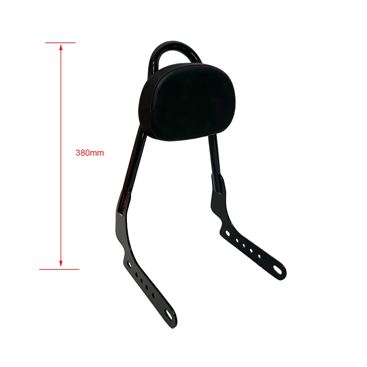Motorcycle Rear Luggage Rack Carrier Holder Passenger Backrest Sissy Bar Pad for Harley Nightster 975