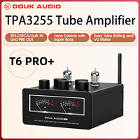 Douk Audio T6PRO HiFi JAN5725 Vaccum Tube Amplifier Bluetooth Receiver TPA3255 Power Amp with VU Meter 300W+300W