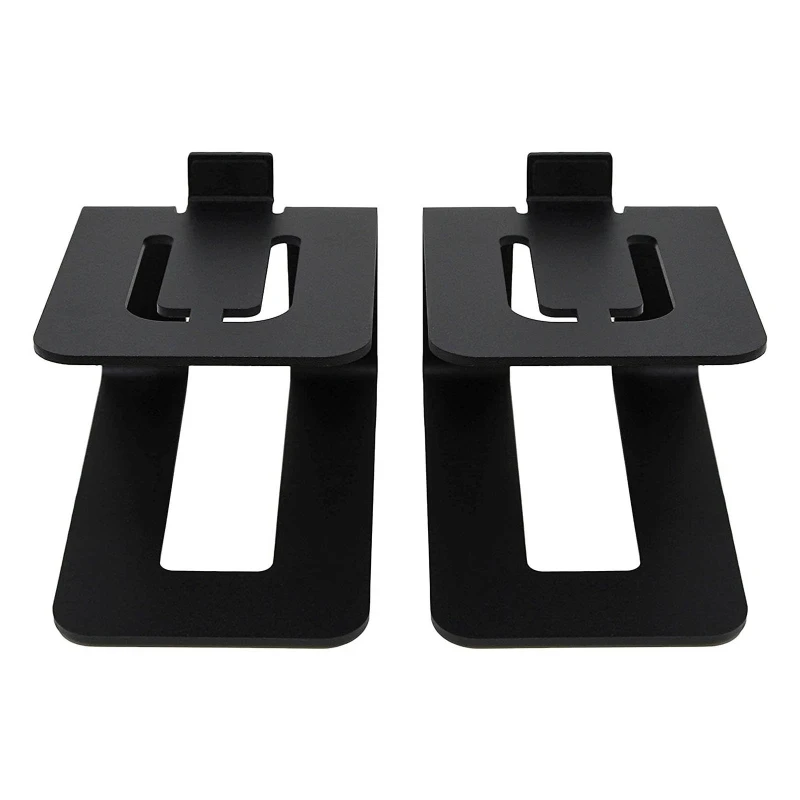 New 1 PC Desktop Metal Bracket Holder Universal Tabletop Stand for Most Computer Speakers