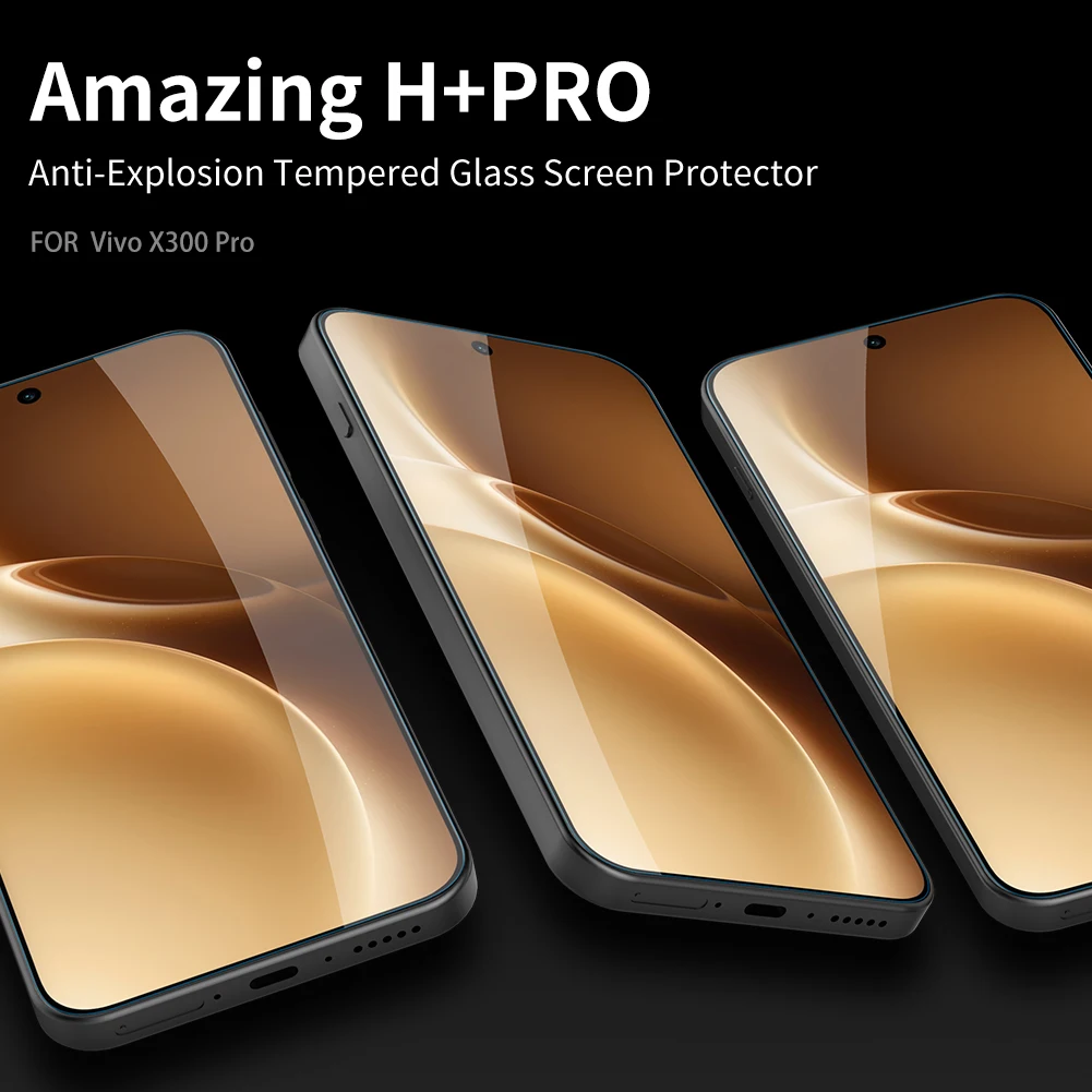 ل Vivo X300 Pro / X300 Nillkin H + Pro 2.5D 9H صلابة الزجاج المقسى 0.2 مللي متر سوبر رقيقة المضادة للانفجار واقي للشاشة #2
