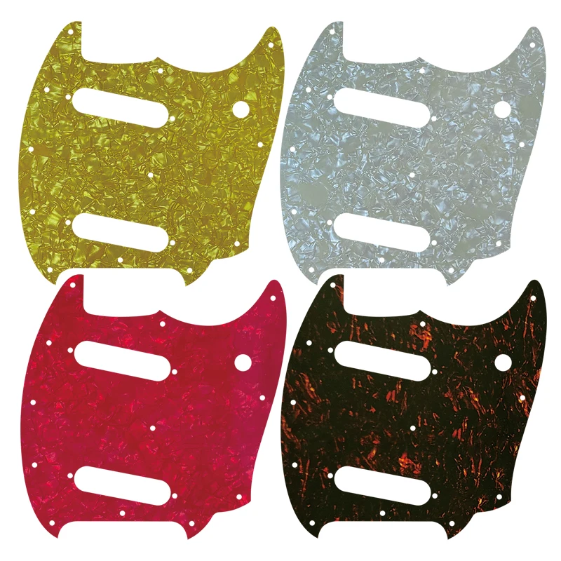 Xin Yue Custom Parts Replacement - For US Fender American Performer Mustang Guitar Pickguard Multicolor Selection