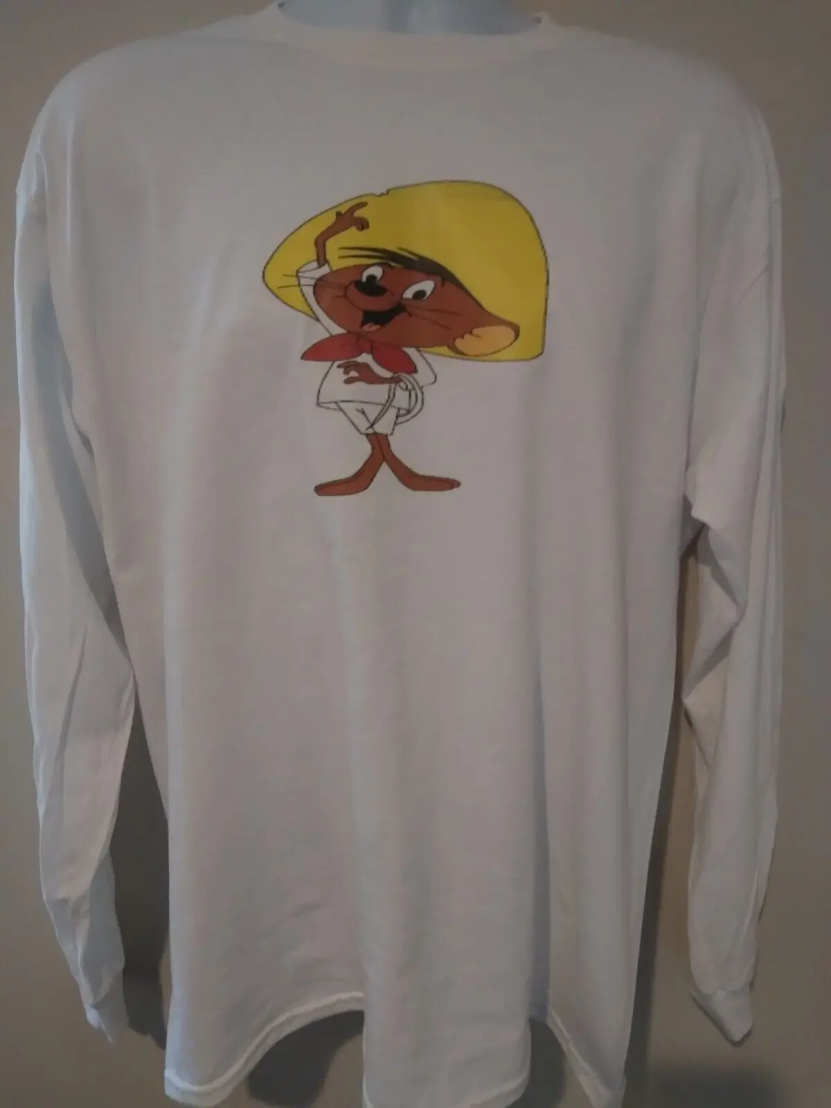 SPEEDY GONZALEZ MENS LONG SLEEVE T SHIRT SIZE MEDIUM NEW