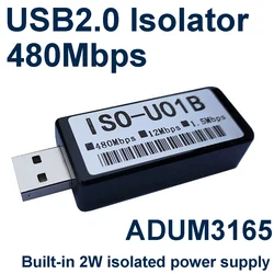 480Mbps ADUM3165 USB 2.0 Isolator USB High-speed Digital Isolation Protection DAC Decoder Audio Elimination Current Sound Card