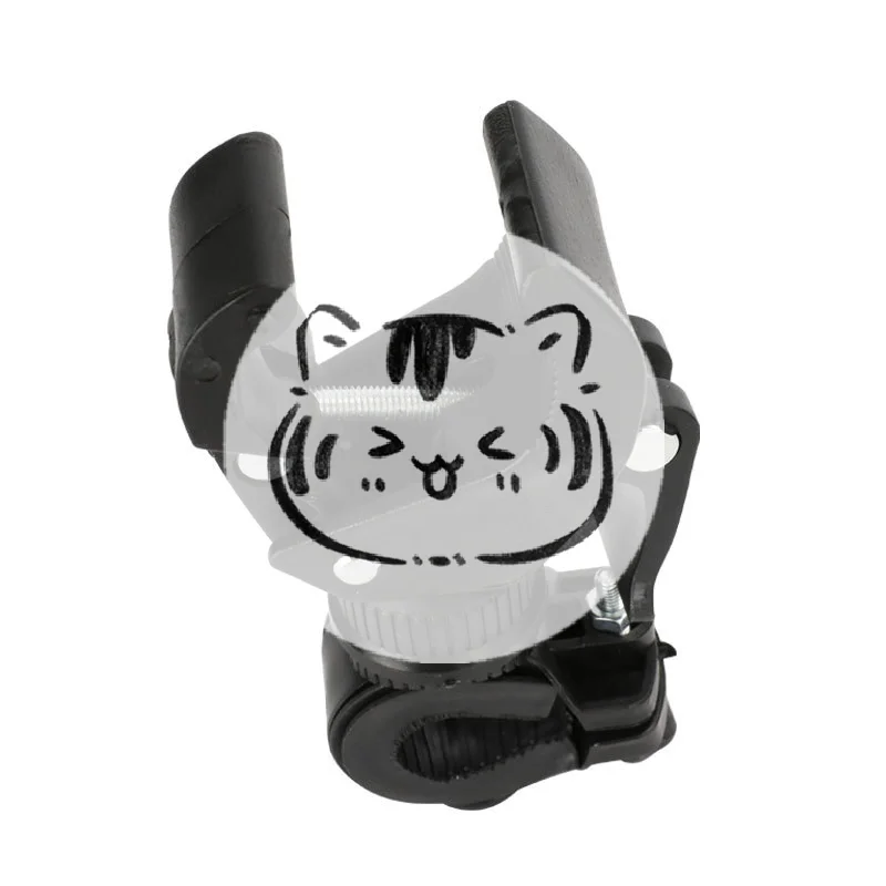 

Universal 360 Degree Rotating Bike Bicycle Handlebar LED Flashlight Torch Mount Clamp Clip Holder Grip Black Bracket