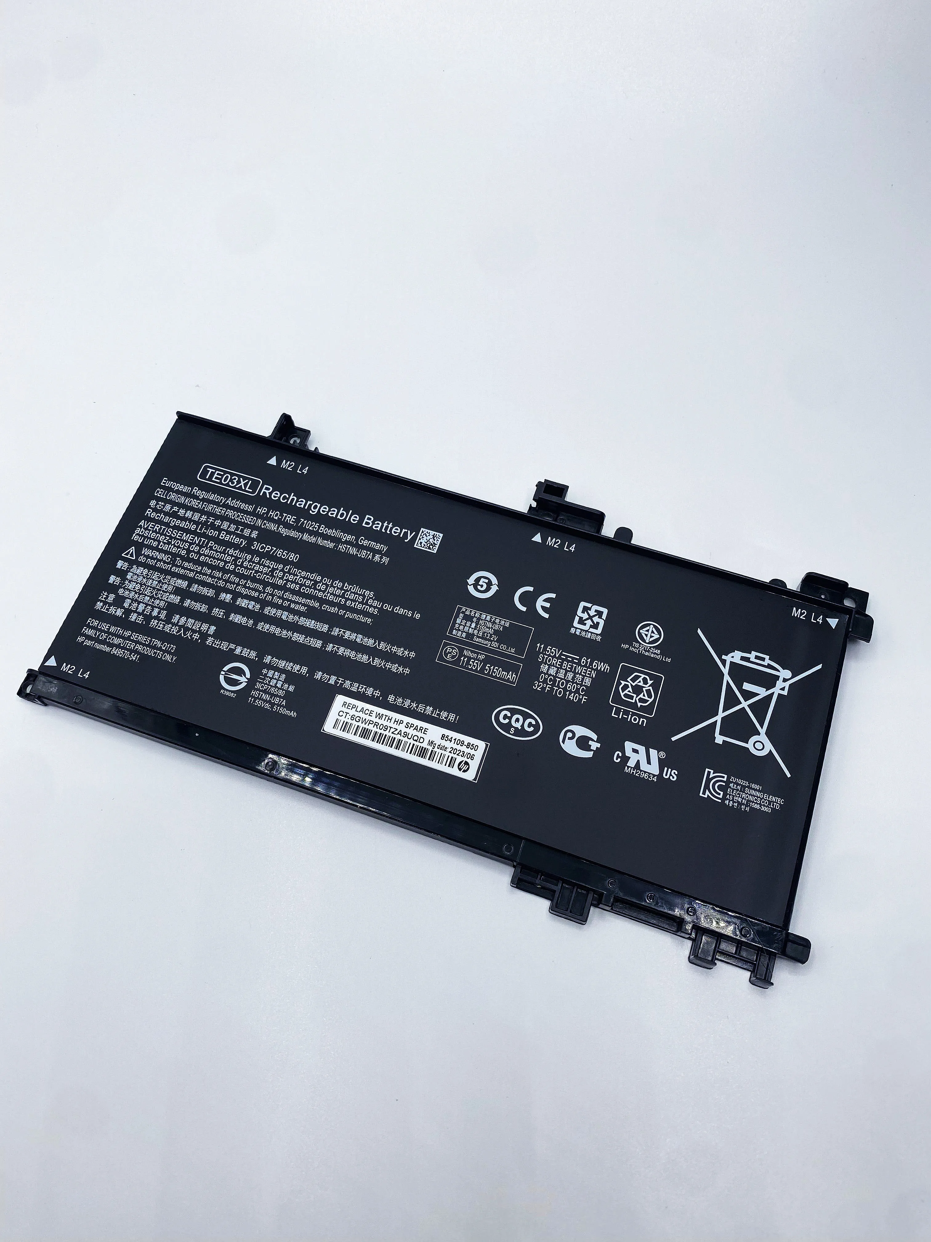 Imagem -03 - Bateria Original do Portátil Te03xl para hp Omen 15-bc011tx 15-bc012tx 15-bc013tx 15-ax015tx Ax017tx Tpn173 Qhstnn-ub7a 849910850