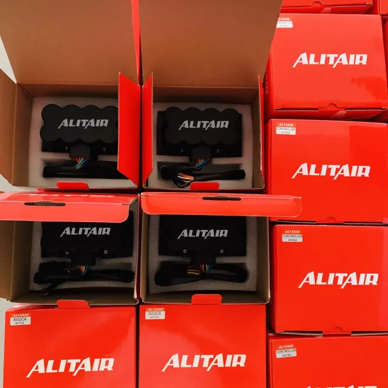 【Durable Practical Daria】 ALITAIR Factory 12V Aluminium air Ride Suspension Kit Manifold VU4 Valve Block New Condition for