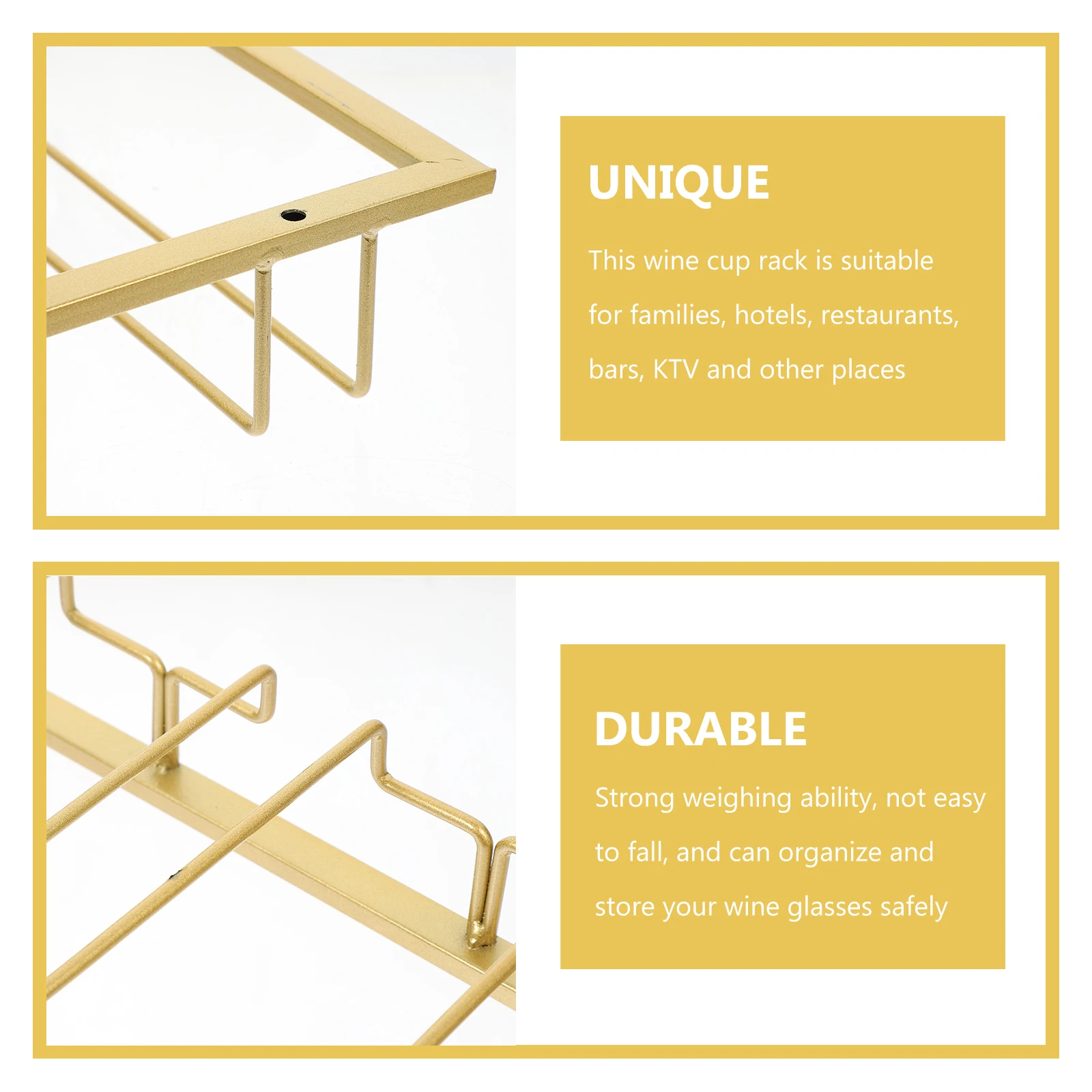 

Creative Wine Glass Rack Upside Down Goblet Holder Kitchen Cup Shelf Iron Art Storage Rack For Home Bar Hotel Ktv Space Saving