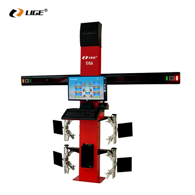 LIGE Ce Repair Shop 3d Wheel Alignment Machine Price with 4 Post  Car Lift Car Vehicle Equipment