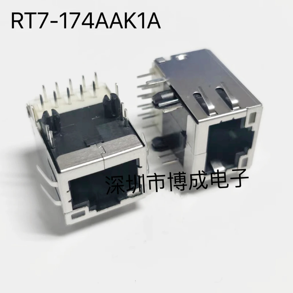 

10PCS RT7-174AAK1A F Ethernet network interface socket, original RJ45 connector, UDE, straight socket