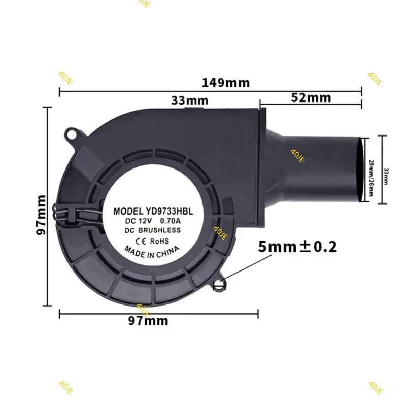 40JE Outdoor BBQ BelTow