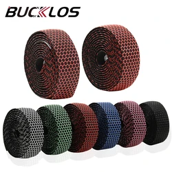 BUCKLOS Road Bike Tapes Silicone Bike Handlebar Cover Soft Anti-slip Bike Handlebar Tapes Band Racing Bicycle Handle Strap