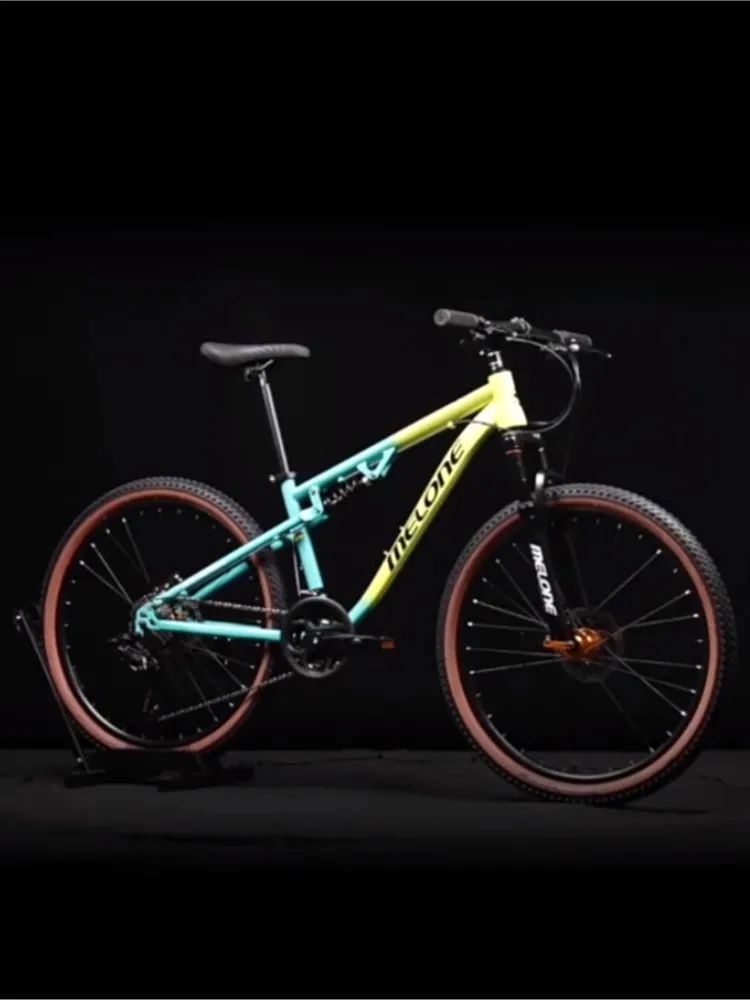 AliExpress Soft Tail Dual Shock Absorber Variable Speed High Carbon Steel Variable Speed Mountain Bike Professional Off-road Mountain Bike