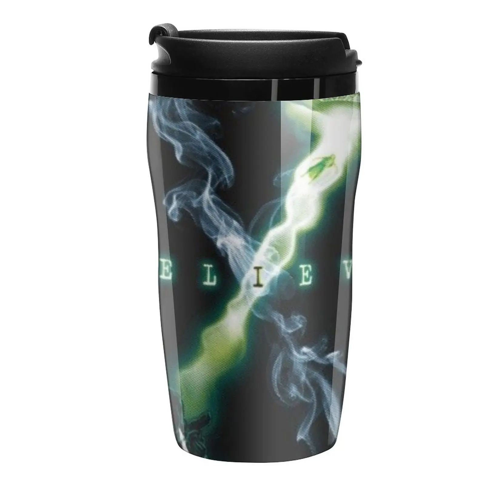 

New X FILES BELIEVE Travel Coffee Mug Thermos Cup Mate Cup