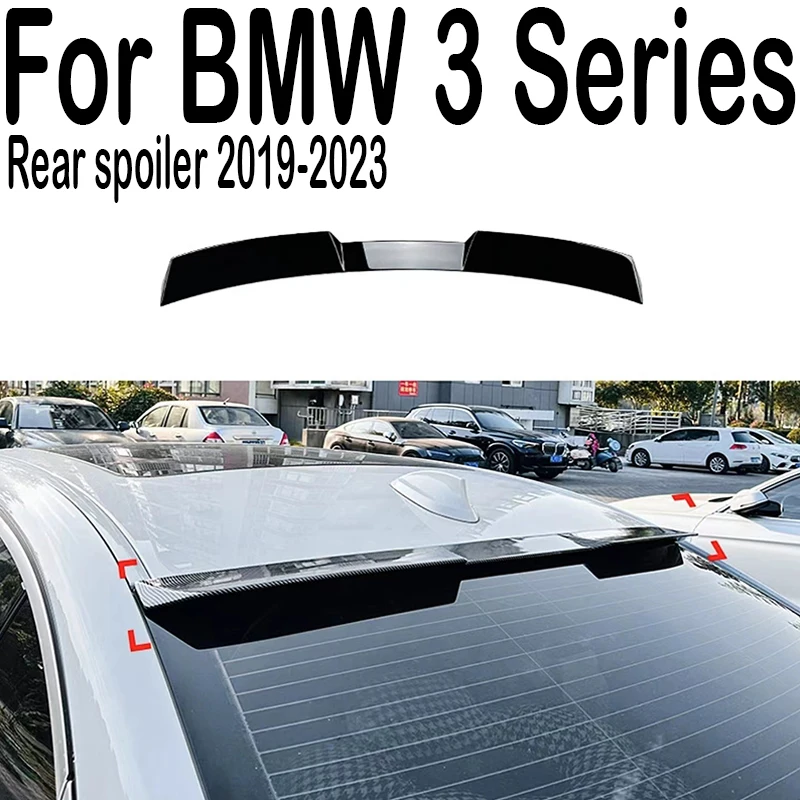 

For BMW 3 Series G20 2019-2023 320i 325i 330i Roof Trunk Tail Wing Rear Lip Wing Fixed Wind Wing Spoiler