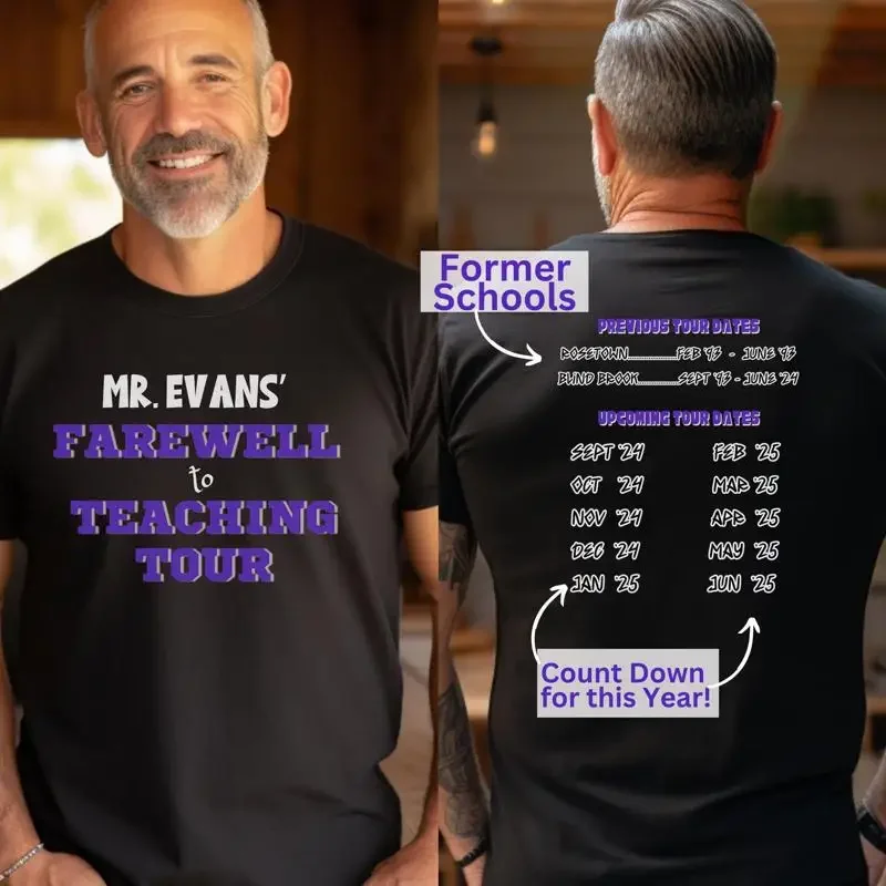 Custom Retirement Countdown T Shirt For Farewell To Teaching Colleague Retiree Counting Days Freedom From The Grind