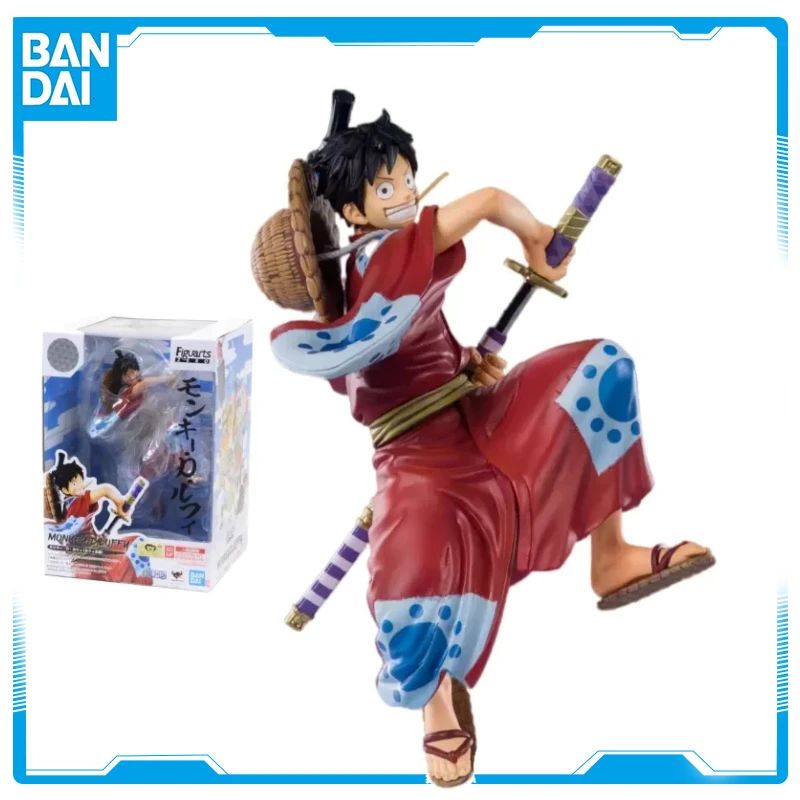 

В наличии BANDAI Original Figuarts ZERO ONE PIECE Monkey D Luffy Wano Country Luffytaro Аниме Фигурка Подарок Игрушки Подарки WY