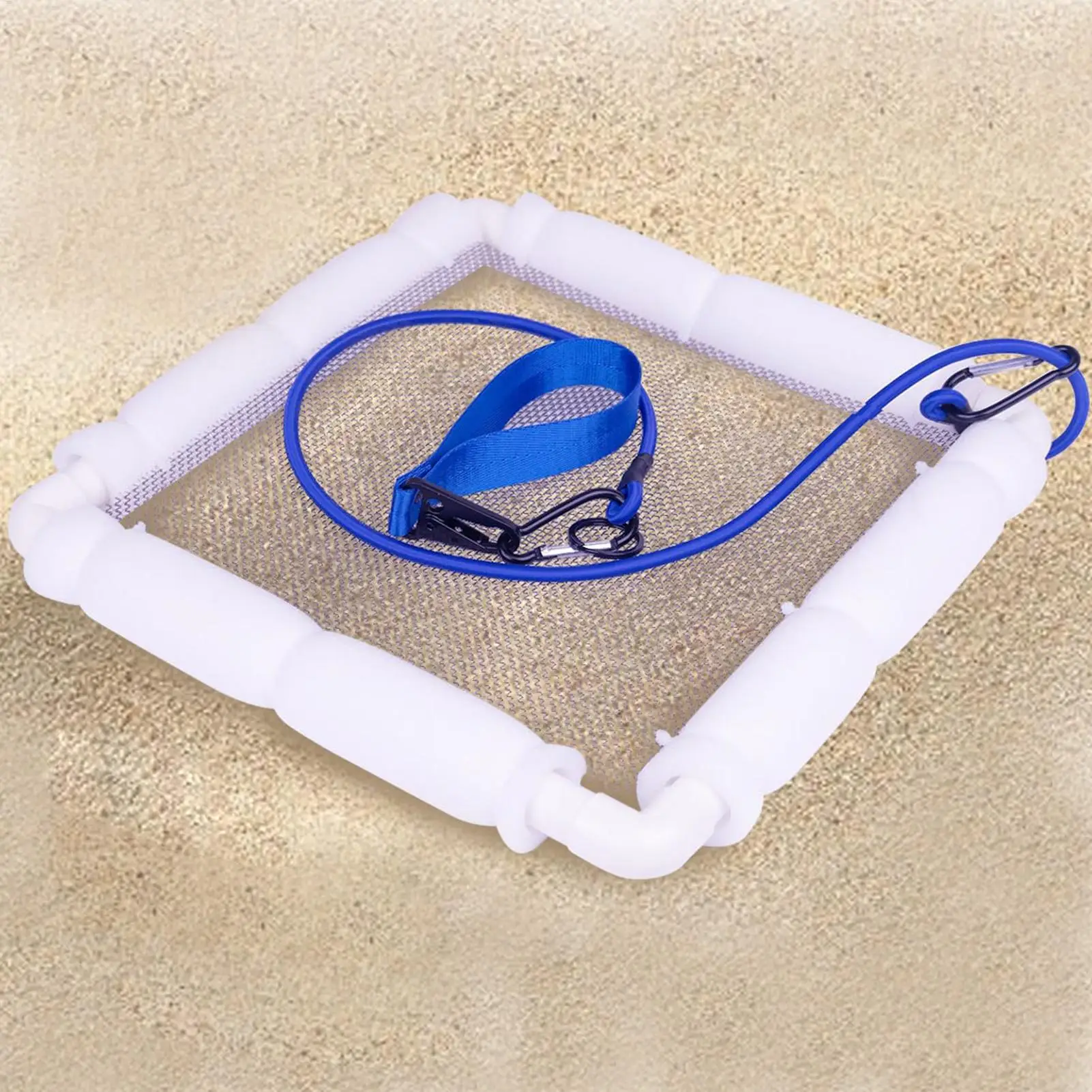 Sifter For Shark Teeth Floating Sieve With Wrist Strap Beach Sand Sifter For Garden Sea Shore River Lake Stream Backyard Park