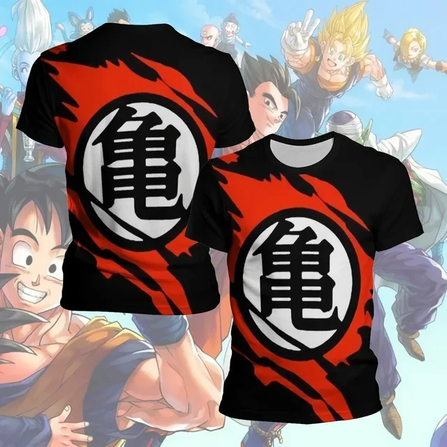 Zoon Goku Super Saiyan Oversized T-Shirts Jongen Kinderkleding Drakenbal Met Korte Mouwen Z T-Shirt Wit Zwart Oranje Ademende Trui