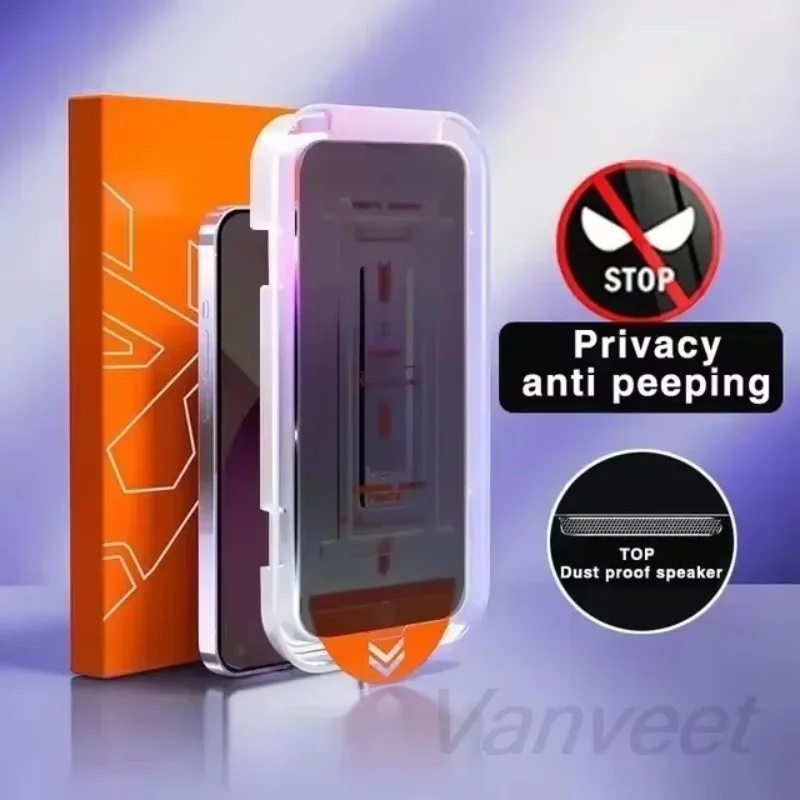 

5PCS Anti Spy Screen Protector For Redmi 12C Note 11T 11S 12 Pro Plus 5G 4G Dust Free Easy Install Privacy Tempered Glass Film