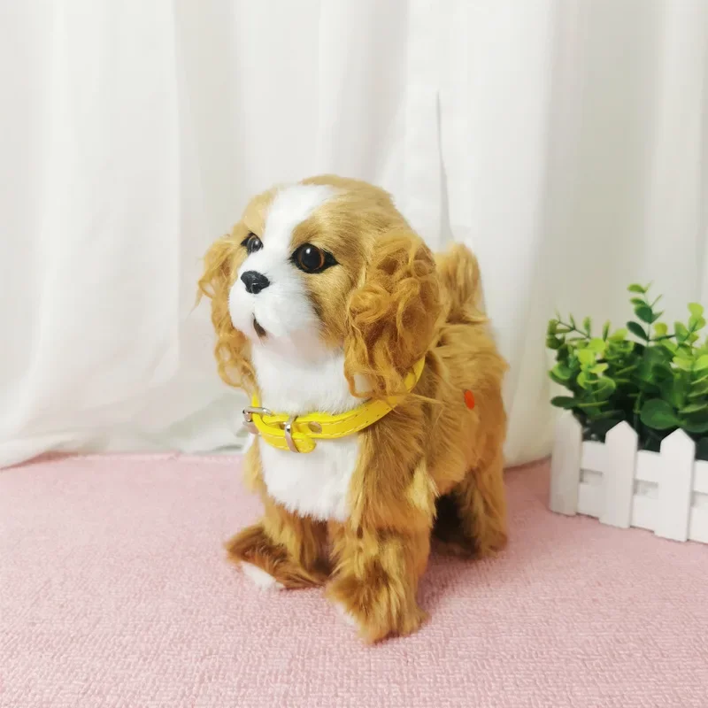 Robot Dog Toys Electronic Plush Puppy Sound Control Interactive Hunter Walk Bark Music Golden Retriever Touch Control Animal Pet