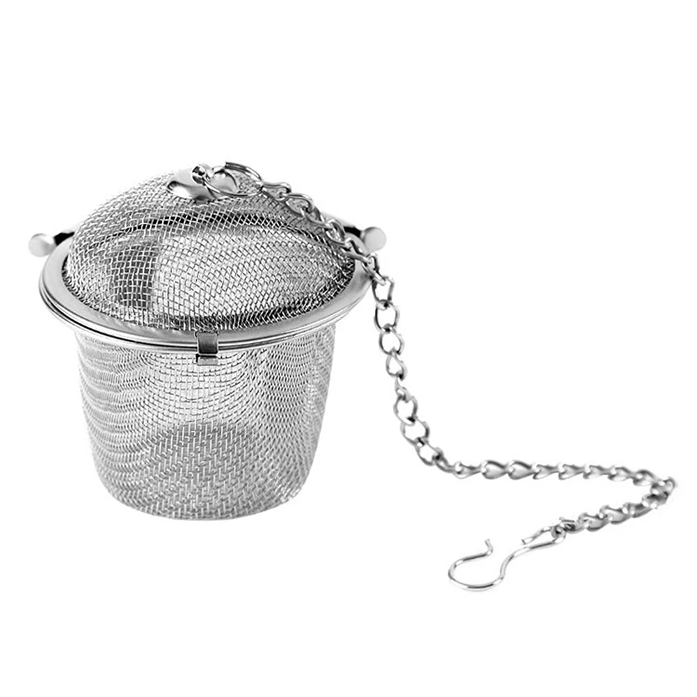 

1Pcs 4.5cm Heart Shape Stainless Steel Tea Infuser Fine Perforated Filter for Loose Leaf Tea Herbal Medicine Spice Infusing Tool