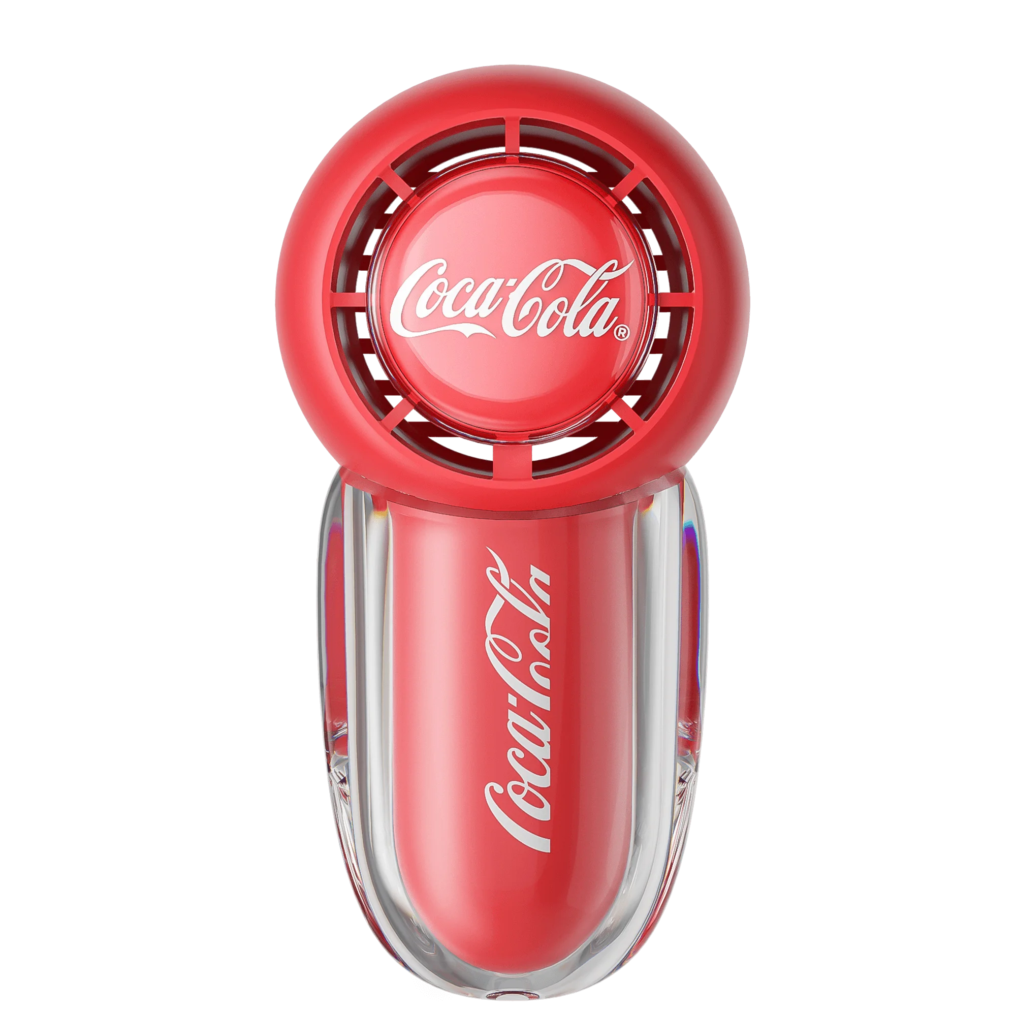 Coca Cola draagbare handventilator, 3 windsnelheden, mini-handventilator, USB oplaadbaar, langdurige hogesnelheidsventilatoren voor reizen, winkelen