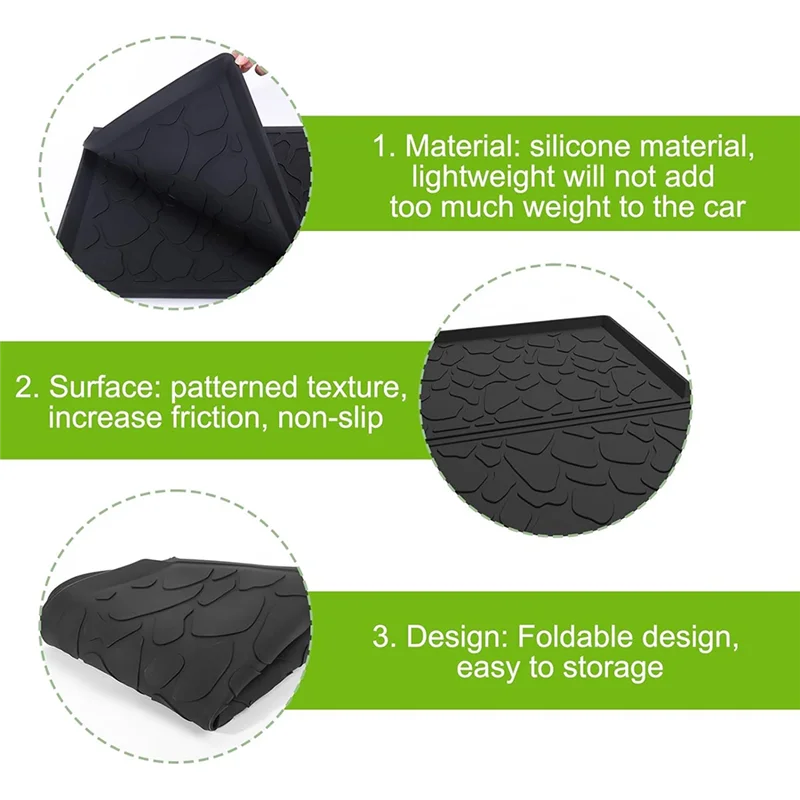 

A04F-For Wonderfold Wagon W4 Silicone Mat Accessory, Stroller Protection Against Sand,Dirt