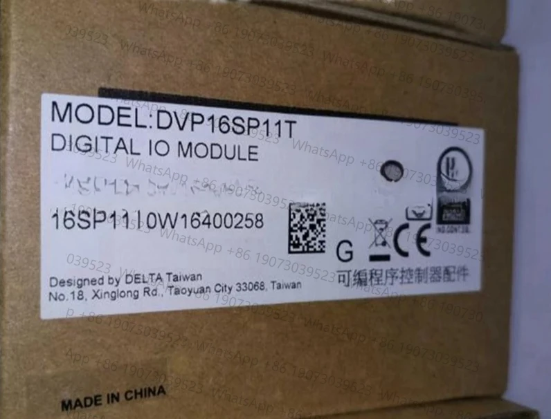 

DVP16SP11T Delta New Boxed 8DI 8DO Transistor Output PLC Module