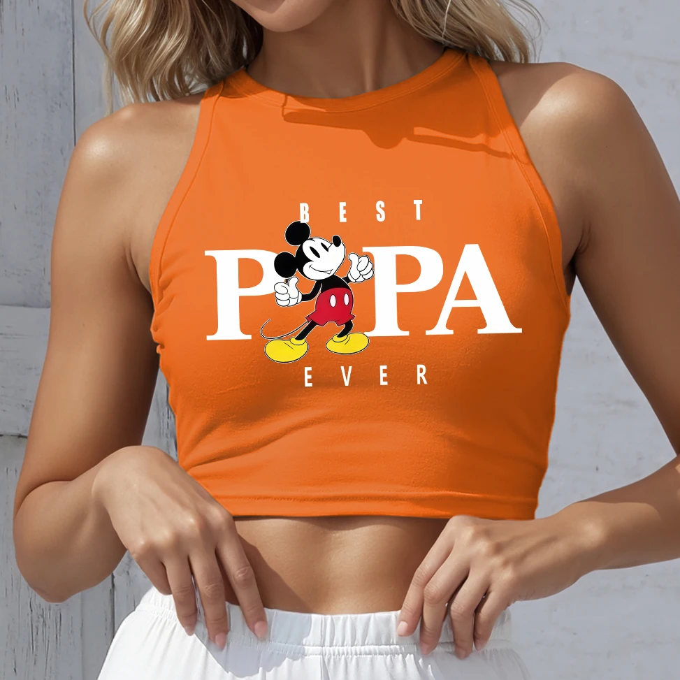 

Gym Workout Sports Corset Tanks Camis Disney Woman Clothing Tees Female Tops T Shirt Clothes Trends 2025 Casual Slim Sleeveless