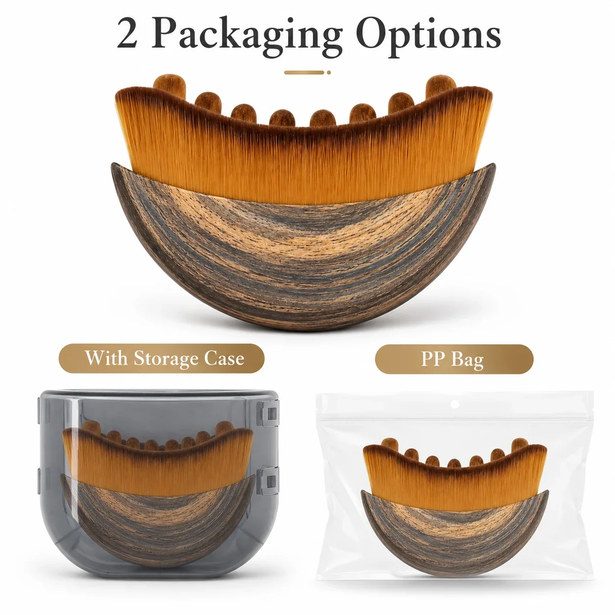 Facial Contouring Brush, Lymphatic Massage Tool for Face, Body Skin Brush for Daily Care and Relaxation