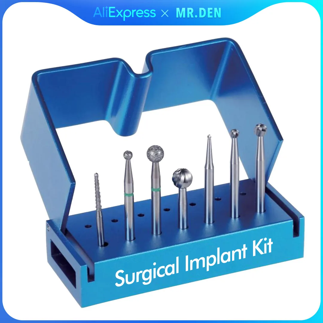 Dental Surgical Implant Kit Positioning, Bone Leveling, Bone Cutting, Crown Splitting and External Lifting