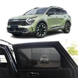 For Kia Sportage NQ5 LWB 2022 2023 2024 Magnetic Car Sunshade Visor Front Windshield Curtain Rear Side Baby Window Sun Shade
