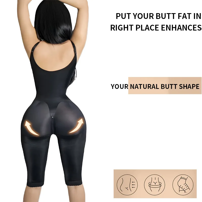 Fajas colombiano shapewear pós-parto cinto bbl bodysuit controle de barriga levantador de bunda para mulheres comprimido emagrecimento corpo shaper