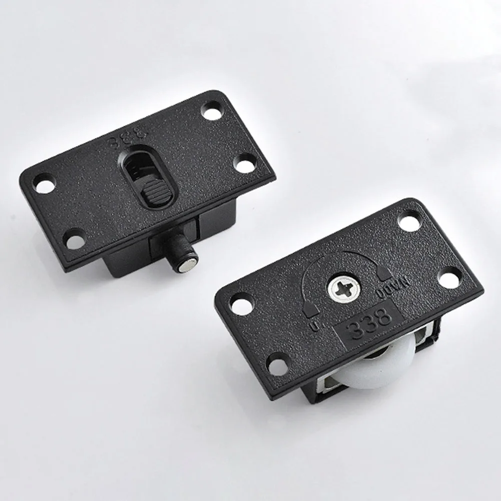 بكرة خزانة الملابس تستخدم على نطاق واسع في الأدراج 1 قطعة عجلة الباب المنزلقة الفولاذ المقاوم للصدأ مع محامل جودة عالية