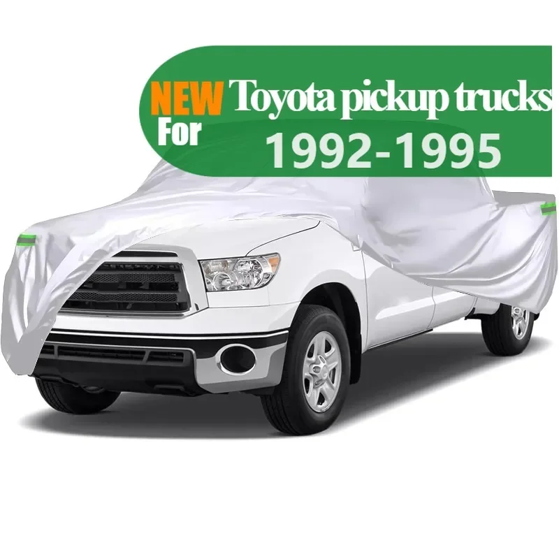 

Five-layer all-weather waterproof car cover for Toyota pickup trucks 1992-1995 protects your vehicle's paint and UV protect