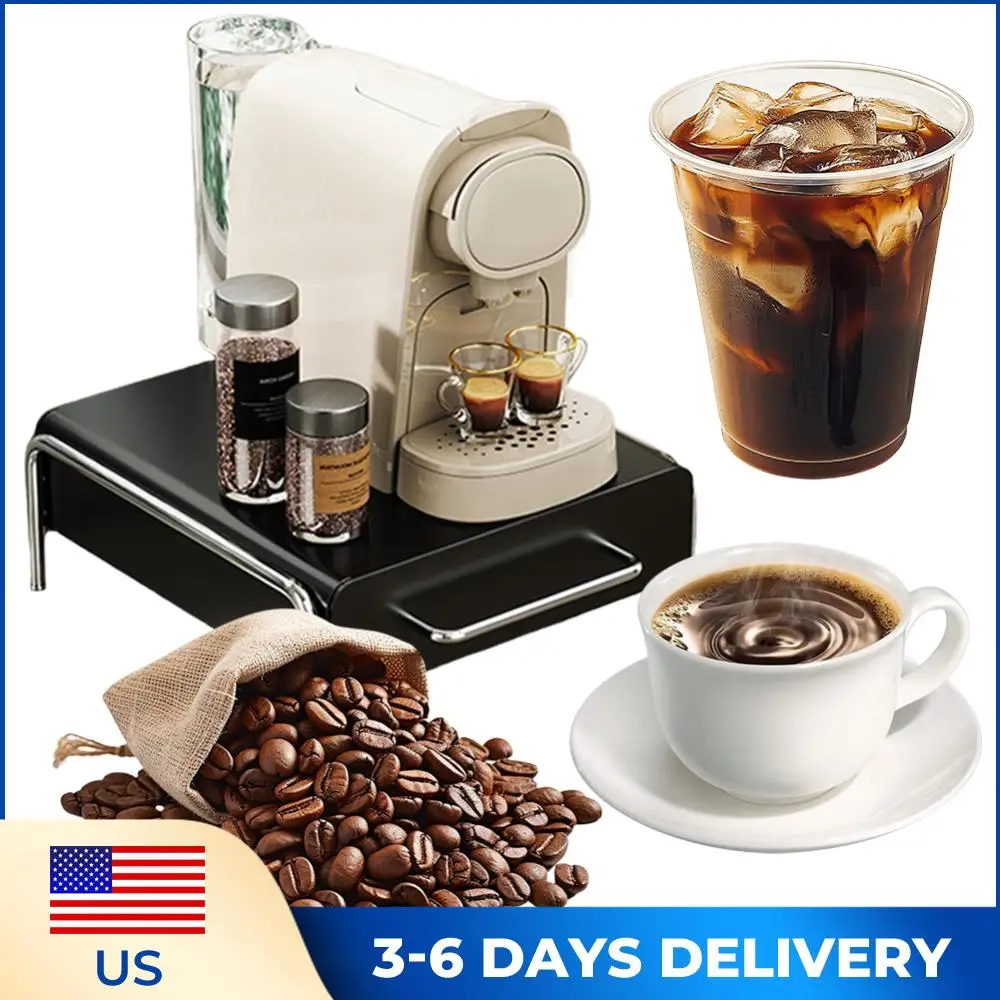 

Ящик для кофейных капсул, вмещающий до 36 капсул, металлический контейнер для кофейных капсул для любителей кофе.