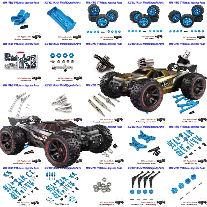 

For MJX Hyper Go 1/14 14210 14209 H14BM 1/14 Remote Control Car Parts and Accessories Metal Upgrade and Car Accessories Drift
