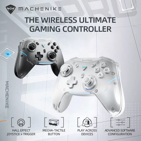 限定カラー・正規品Machenike G5 Pro Max ピンク エディション Tay cầm không dây Machenike G5 Pro Max White / Pink | 3 Chế độ