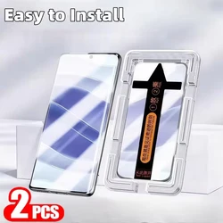 For VIVO X100 X200 Pro Screen Protector X70 X80 X90 IQOO 12 11 X200Pro X100 Ultra Tempered Glass Easy Automatic Installer Glass