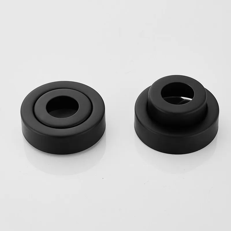Suitable for black thick faucet decorative cover, adjustable by 6 points, shower head cover, white mixing valve height