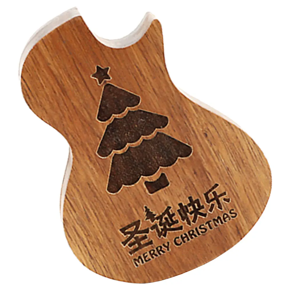 

Cases Guitar Organizer Container Picks Holder Wood Mini Christmas Tree