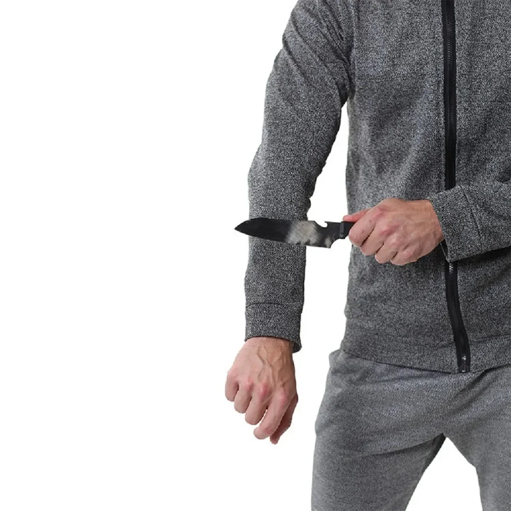 Imagem -02 - Nível Long-sleeved Zipper Jacket Outdoor Anti-mordida Anti-cut Suit Manipulação de Vidro Abotoado Vestuário