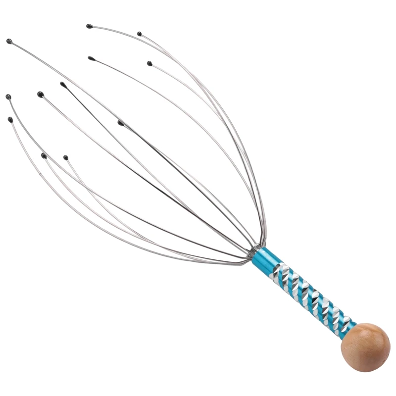 AT17 リラクゼーション療法とストレス解消のためのヘッドマッサージスパイダーヘッドマッサージ師