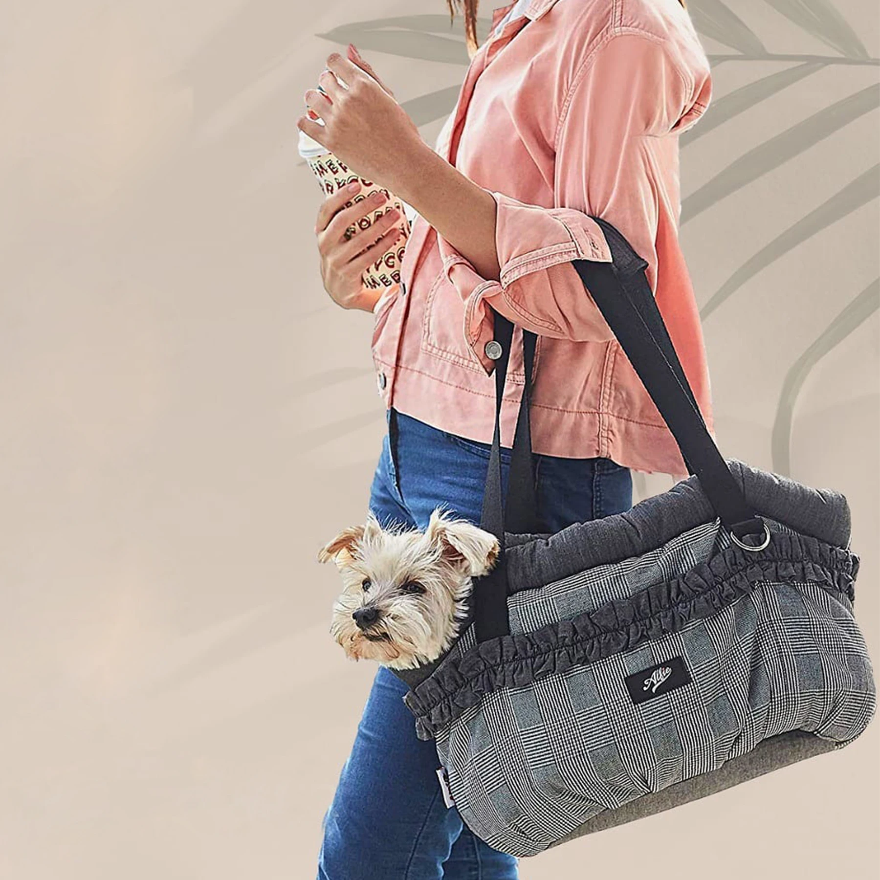 Pet Small Dog Cat Portable Breathable Bag Cat Dog Carrier Bags Comfort Pet Carrying Bag Pet Backpacks Puppy Handbag Dogs Purse