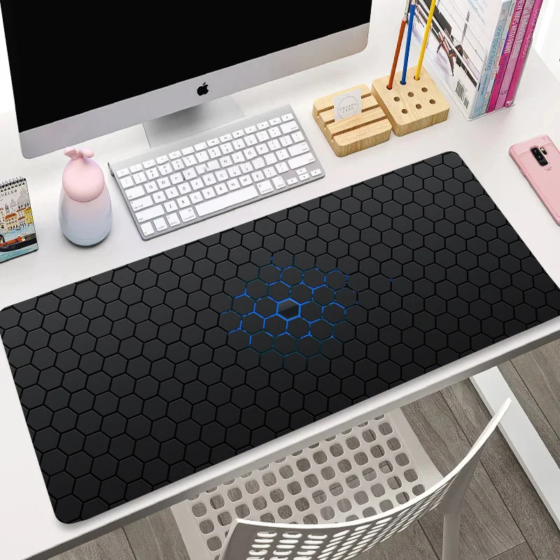 

Gaming Mouse Pad Hexagonal Minimalistic Desk Keyboard Mats Laptop Large Gamers Accessories Long Padding Square Table Carpet Mat