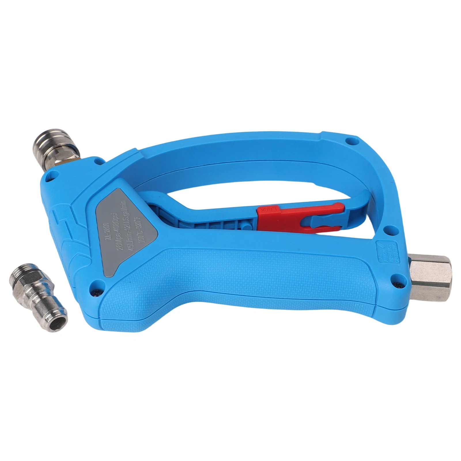 Ergonomic Grip Pressure Washer Handle Reinforced Plastic Shockproof Design Stainless Steel Ergonomic Pressure Washer Grip