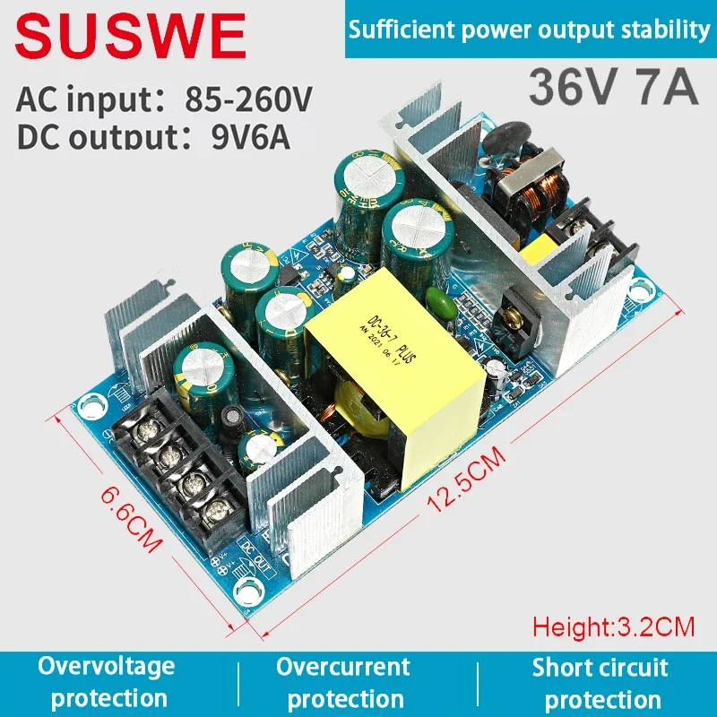 Vendita calda AC-DC 220V a 19V 24V 36V 48V scheda di alimentazione 1A 2A 3A Low Ripple Switching Power Bare board