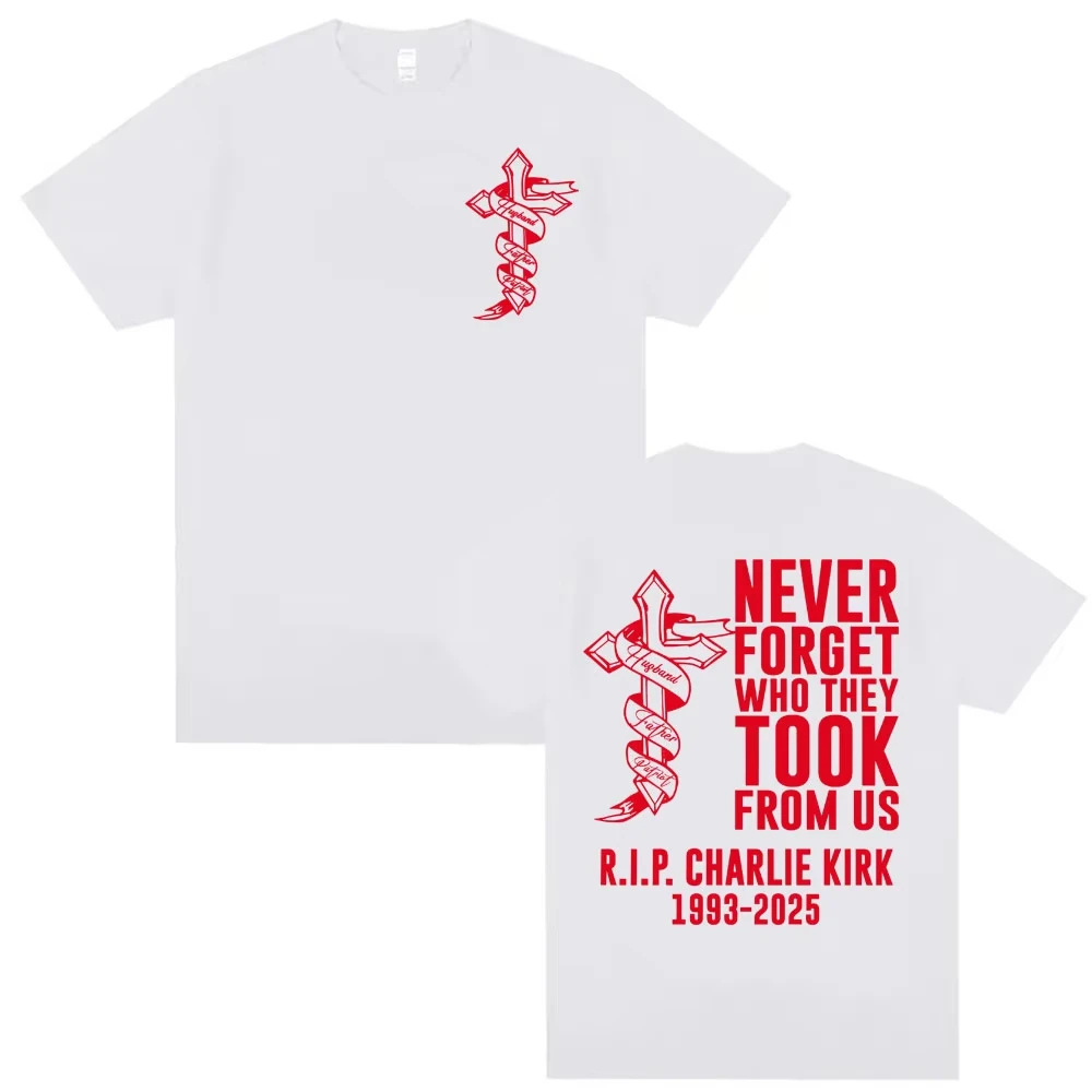 صحيح باتريوت تشارلي كيرك الحرية الحمراء تي شيرت الرجال النساء موضة المتضخم بلايز تي شيرت الصيف عالية الجودة تي شيرت الشارع الشهير #2